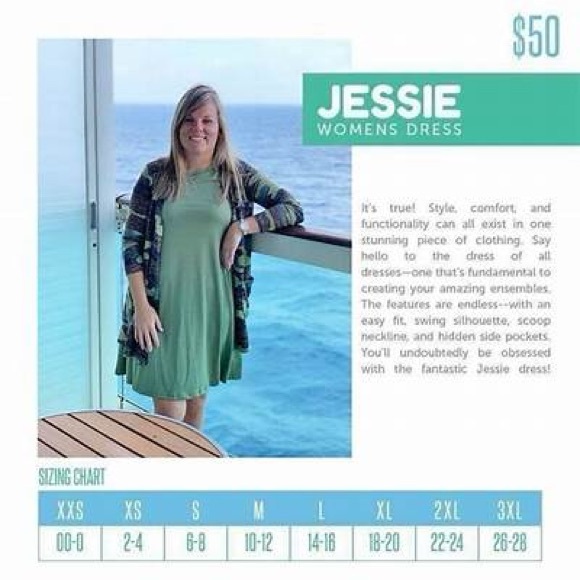 LulaRoe Jesse Dress - Picture 5 of 5